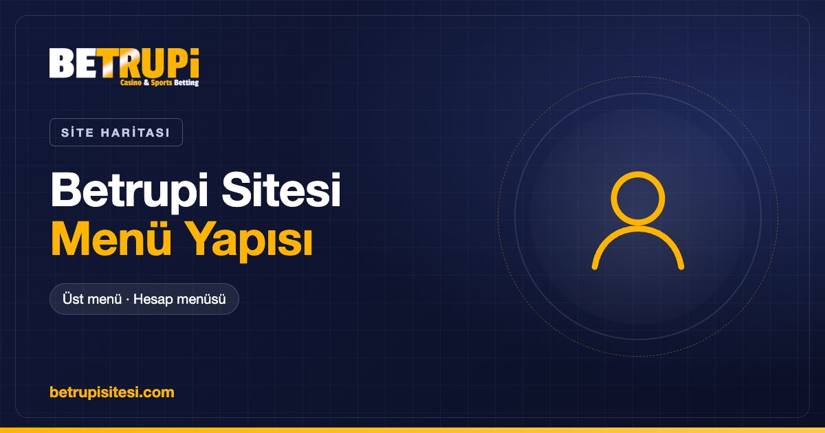 Betrupi sitesinin menü yapısını anlatan yazı kapağı